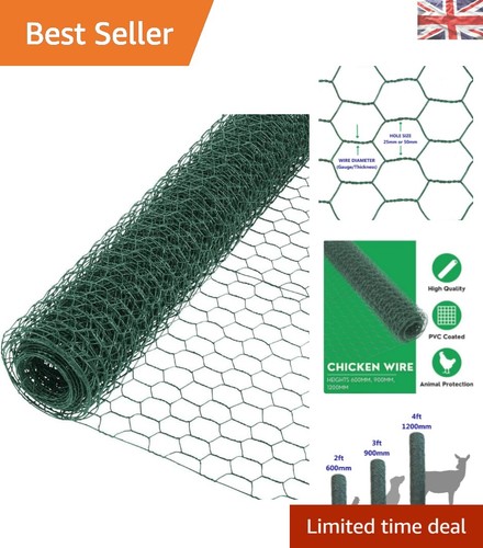 Galvanised chicken wire roll - galvanised,